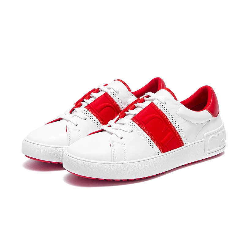 Women'S Shoes New Balance - Mulheres sapatos casuais vermelho placa plana