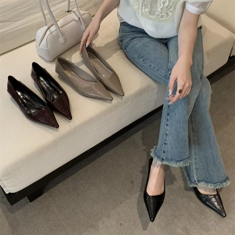 Women Shoes Elegant - Sandálias Femininas de Verão com Bico