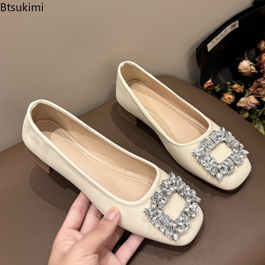 Women Shoes Elegant - Novidades: Sapatos Femininos de Couro Macio,