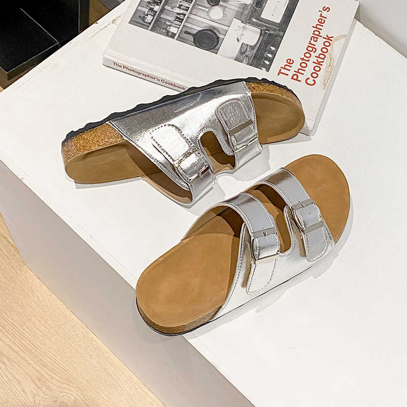 Women'S Shoes To Buy - Chinelo Feminino de Luxo com Duas