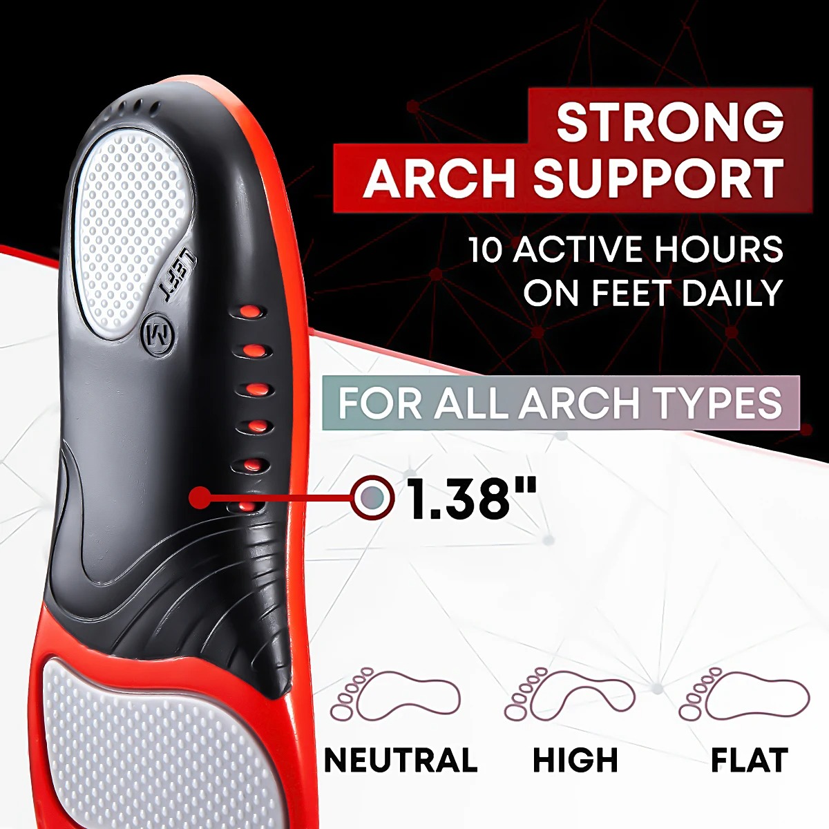 Palmilhas de suporte de arco a - Women'S Shoes For Standing All Day avaliação e preço