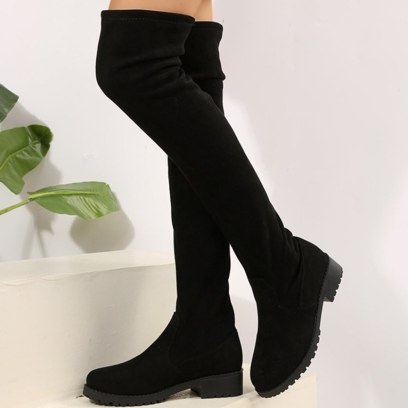 Botas femininas acima do joelh - Sock Boot Women avaliação e preço