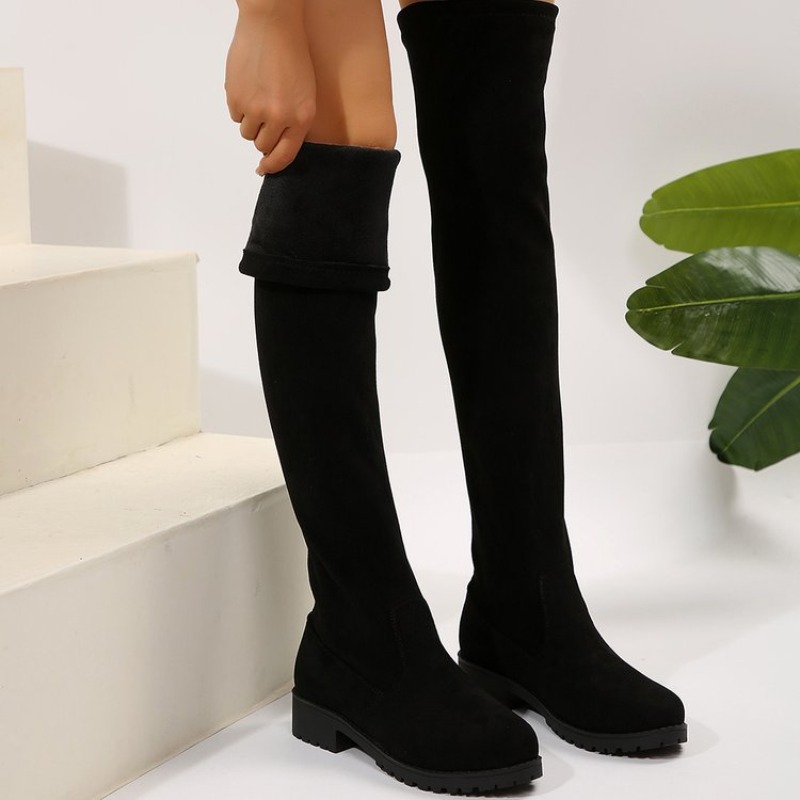 Botas femininas acima do joelh - Sock Boot Women avaliação e preço