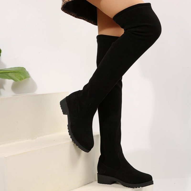 Botas femininas acima do joelh - Sock Boot Women avaliação e preço