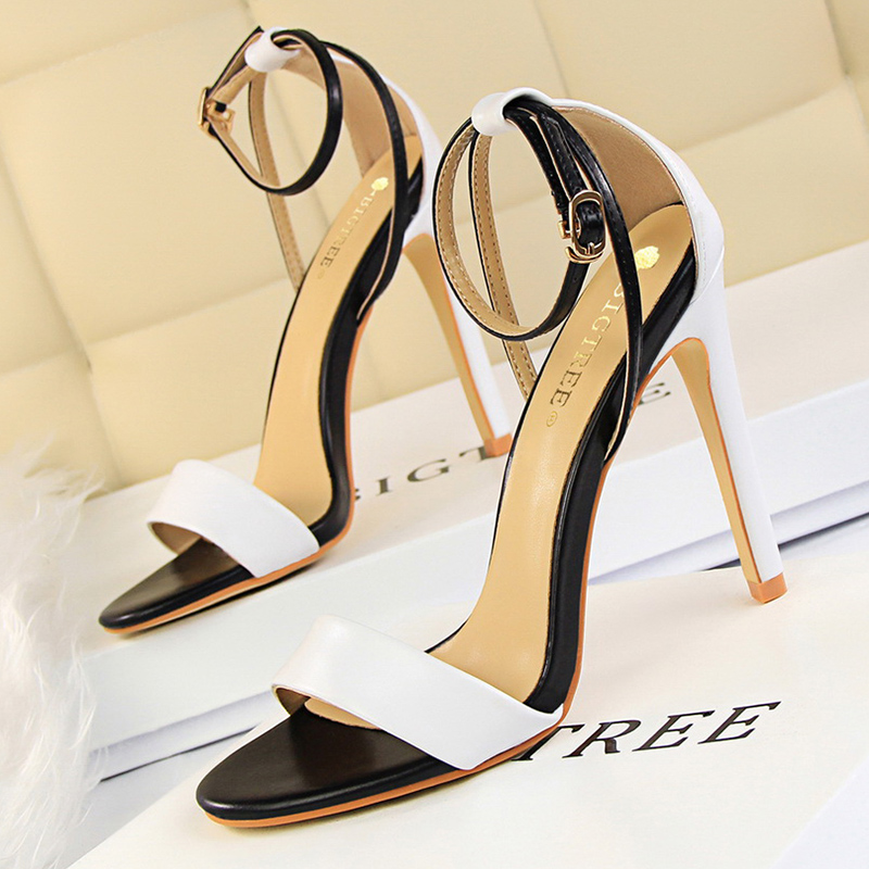 Mulheres preto-branco conciso  - Women Shoes Formal avaliação e preço