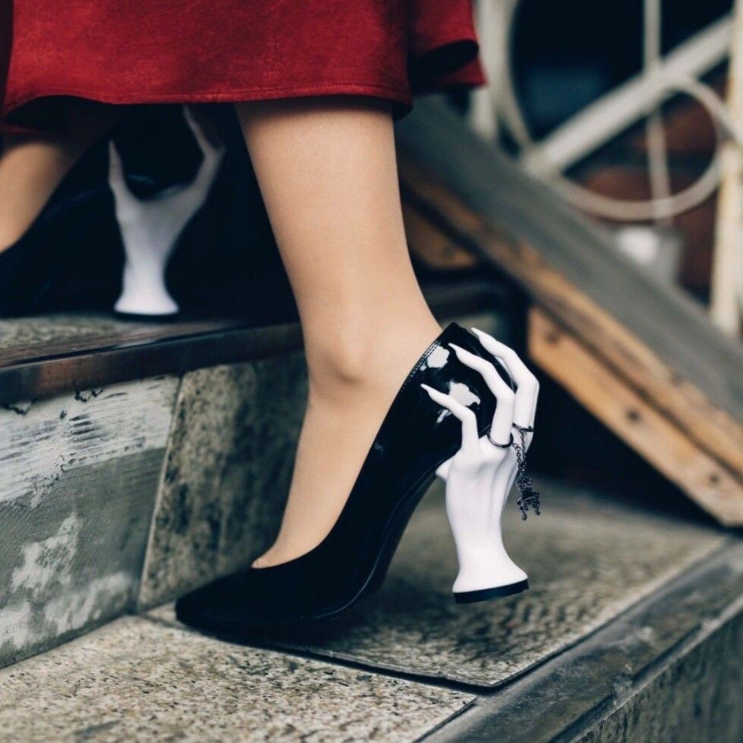 Sapatos femininos estilo punk  - Women'S Shoes Hands Free avaliação e preço
