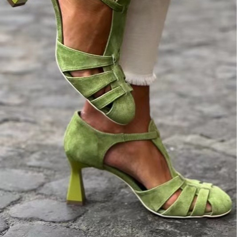 Sandálias Femininas Verdes de  - Women Shoes Formal avaliação e preço