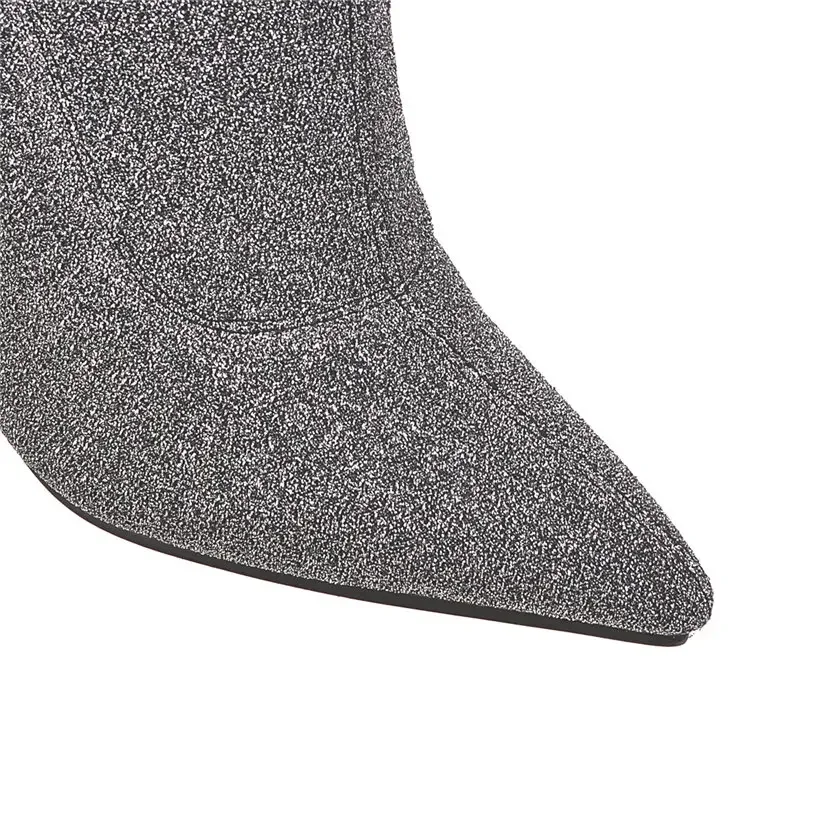 Plus size estiramento leopardo - Sock Boot Women avaliação e preço