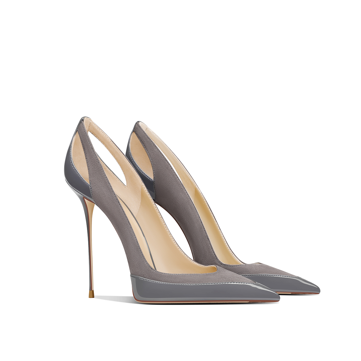 Novos saltos altos de retalhos - Women'S Shoes To Buy avaliação e preço