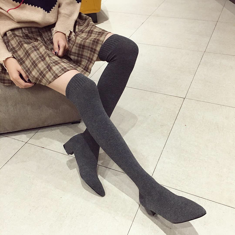 Botas Femininas Pretas de Salt - Sock Boot Women avaliação e preço