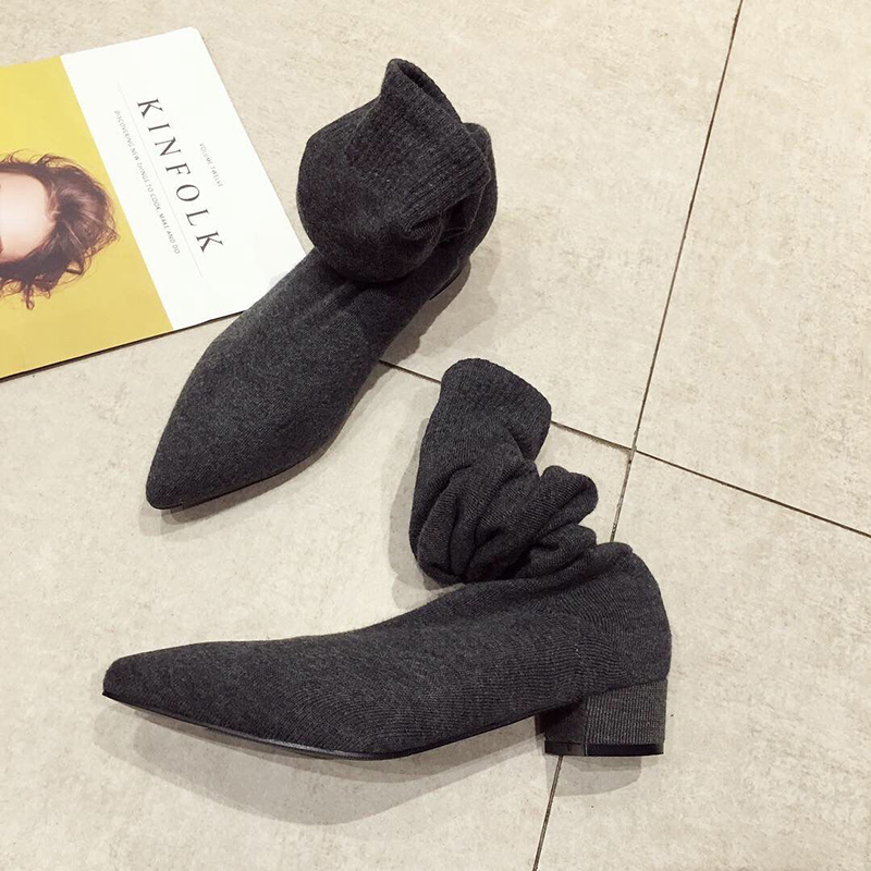 Botas Femininas Pretas de Salt - Sock Boot Women avaliação e preço