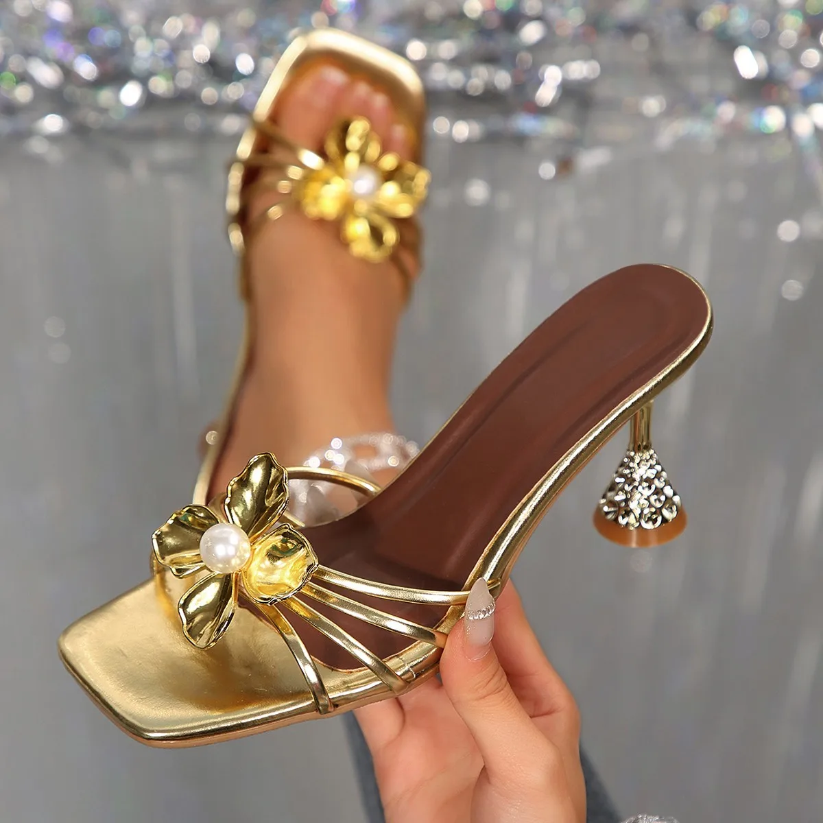 Sandálias Vintage de Metal com - Women Shoes Formal avaliação e preço