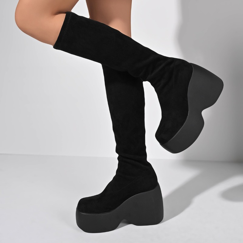 Inverno novo magro plus size m - Sock Boot Women avaliação e preço