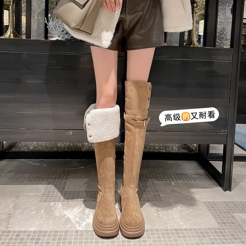 Joelho sobre botas 2025 retro  - Sock Boot Women avaliação e preço