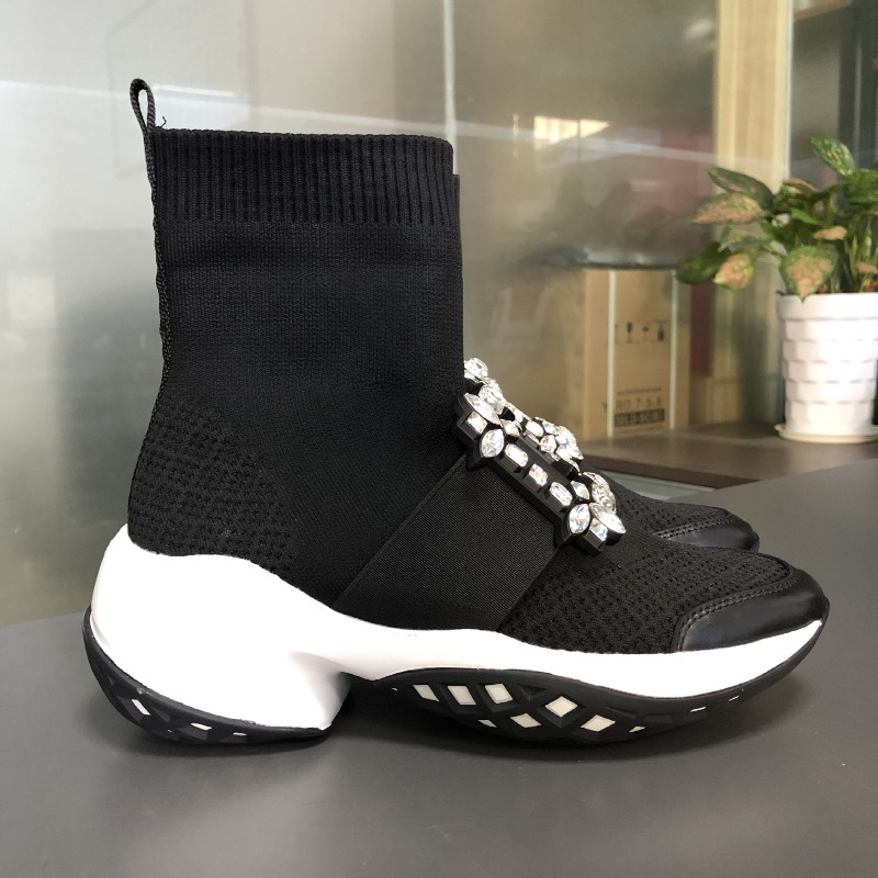 Tênis Chunky de Luxo com Stras - Sock Boot Women avaliação e preço