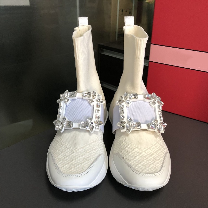 Tênis Chunky de Luxo com Stras - Sock Boot Women avaliação e preço