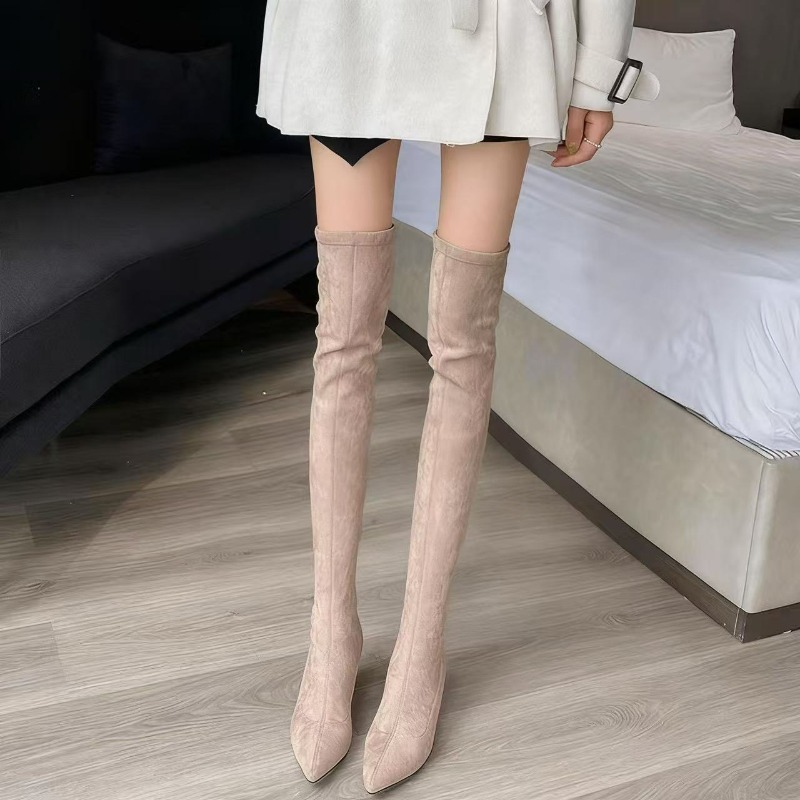 Botas femininas sexy dedo do p - Sock Boot Women avaliação e preço