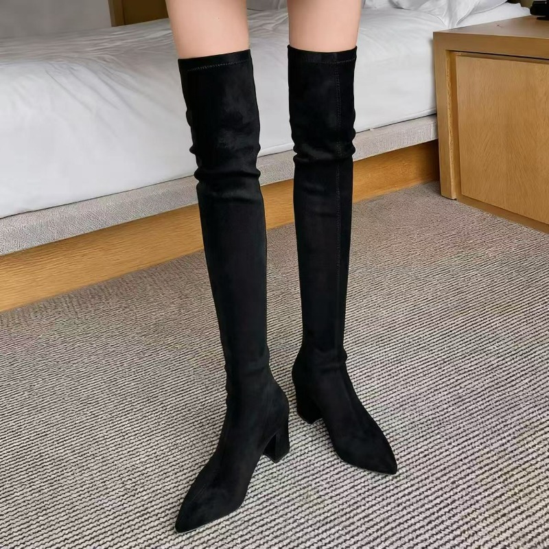 Botas femininas sexy dedo do p - Sock Boot Women avaliação e preço