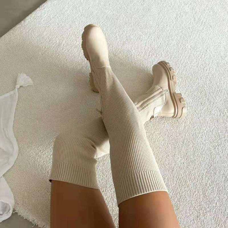 2025 sapatos de inverno mulher - Sock Boot Women avaliação e preço