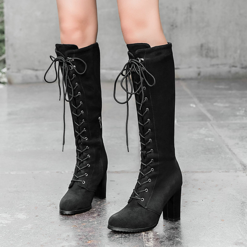 Botas femininas de salto alto  - Sock Boot Women avaliação e preço