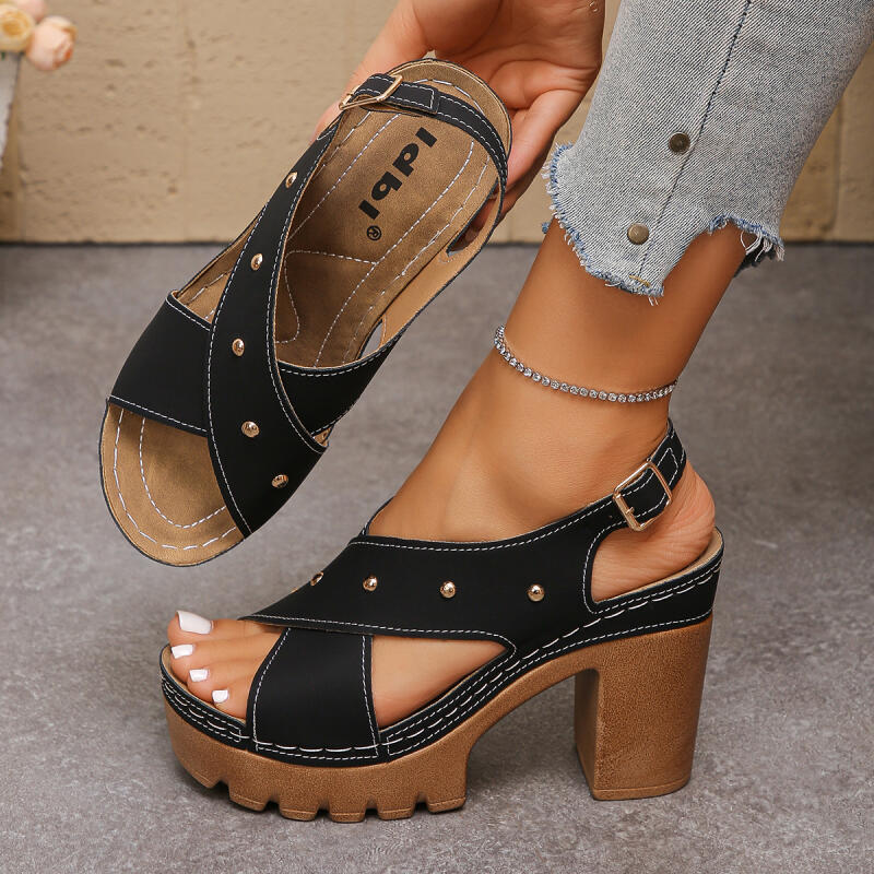 Vintage super salto alto cinta - Women Shoes Formal avaliação e preço